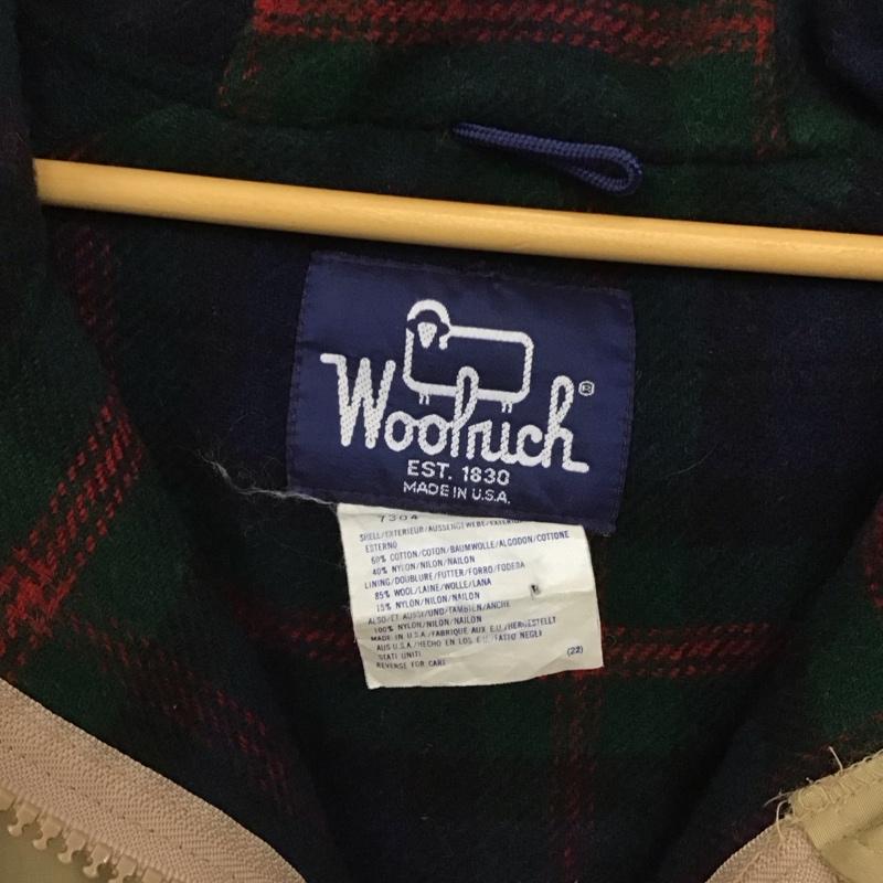 ウールリッチ WOOLRICH ジャケット、上着 ジャンパー、ブルゾン ジップアップジャケット ナイロンジャケット アウター XL 無地 ベージュ / ベージュ / beige メンズ USED 古着 中古 10158149