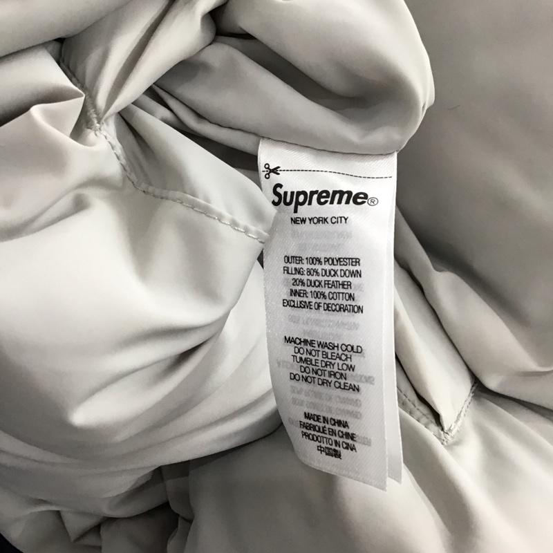 シュプリーム Supreme ジャケット、上着 ジャンパー、ブルゾン 22AW FlannelReversiblePufferJacket L ロゴ、文字 X チェック 灰 / グレー / gray メンズ USED 古着 中古 10158150