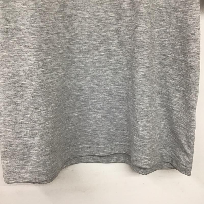 ザノースフェイス THE NORTH FACE Tシャツ 半袖 半袖カットソー プリントTシャツ クルーネックカットソー L ロゴ、文字 灰 / グレー / gray メンズ USED 古着 中古 10158151