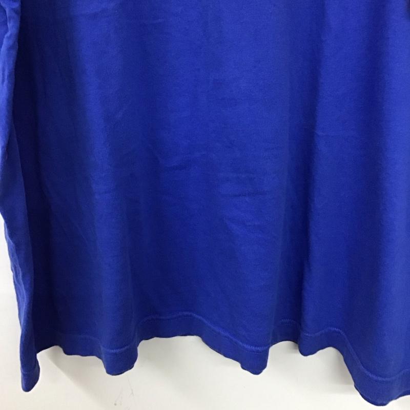 チャンピオン Campion Tシャツ 半袖 半袖カットソー プリントTシャツ Vネックカットソー XXL ロゴ、文字 青 / ブルー / blue メンズ USED 古着 中古 10158152