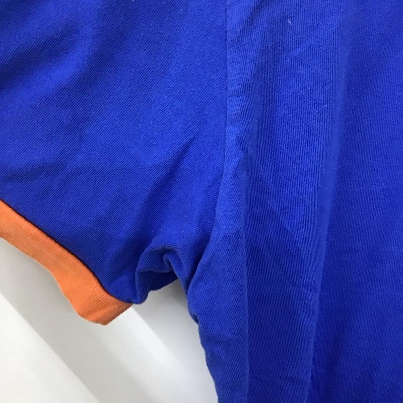 チャンピオン Campion Tシャツ 半袖 半袖カットソー プリントTシャツ Vネックカットソー XXL ロゴ、文字 青 / ブルー / blue メンズ USED 古着 中古 10158152