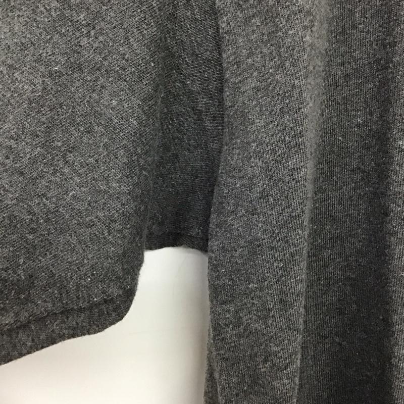 チャンピオン Champion Tシャツ 半袖 半袖カットソー プリントTシャツ クルーネックカットソー L ロゴ、文字 ダークグレー / ダークグレー / メンズ USED 古着 中古 10158156