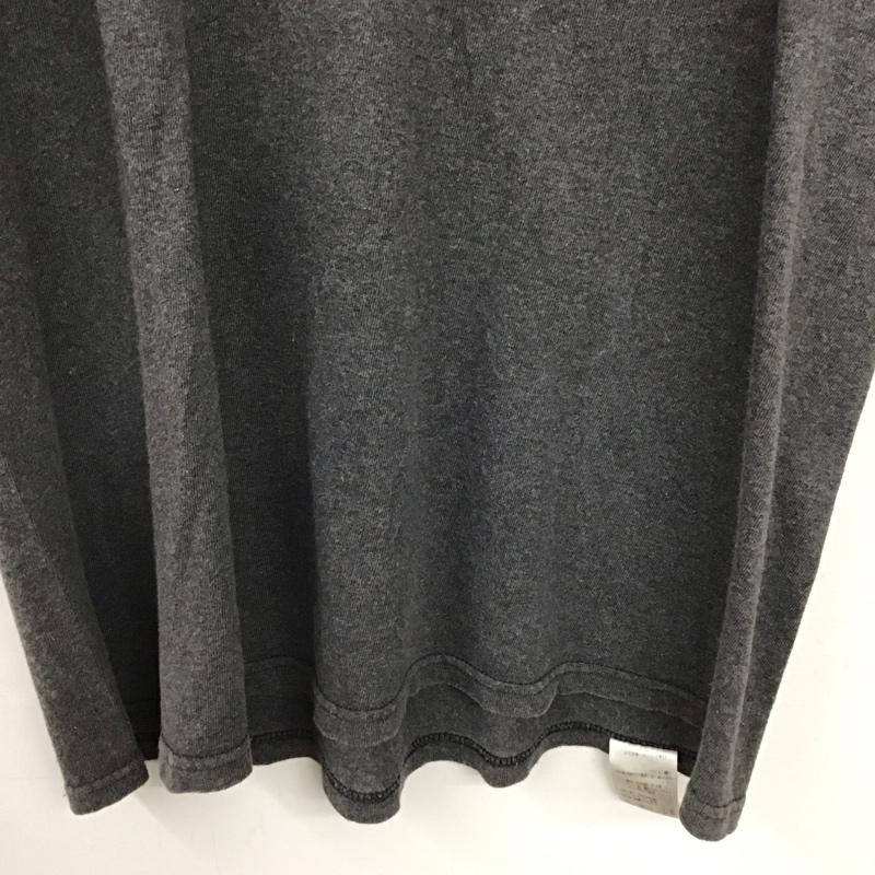 チャンピオン Champion Tシャツ 半袖 半袖カットソー プリントTシャツ クルーネックカットソー L ロゴ、文字 ダークグレー / ダークグレー / メンズ USED 古着 中古 10158156