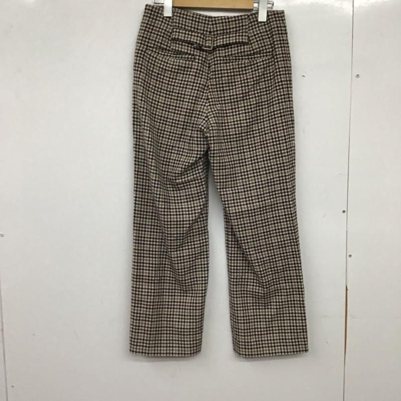 ビューティフルピープル beautiful people パンツ ワークパンツ、ペインターパンツ スラックスパンツ ワイドパンツ センタータックパンツ XS チェック マルチカラー / マルチカラー / multicolor メンズ USED 古着 中古 10158158