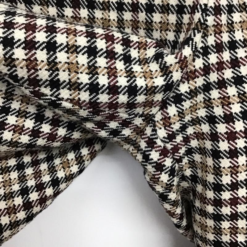 ビューティフルピープル beautiful people パンツ ワークパンツ、ペインターパンツ スラックスパンツ ワイドパンツ センタータックパンツ XS チェック マルチカラー / マルチカラー / multicolor メンズ USED 古着 中古 10158158