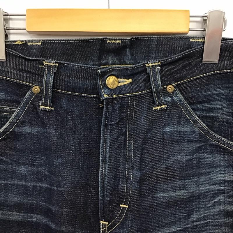 リー Lee パンツ デニム、ジーンズ デニムパンツ ワイドパンツ カジュアルパンツ 31インチ 無地 インディゴ / インディゴ / Indigo メンズ USED 古着 中古 10158159