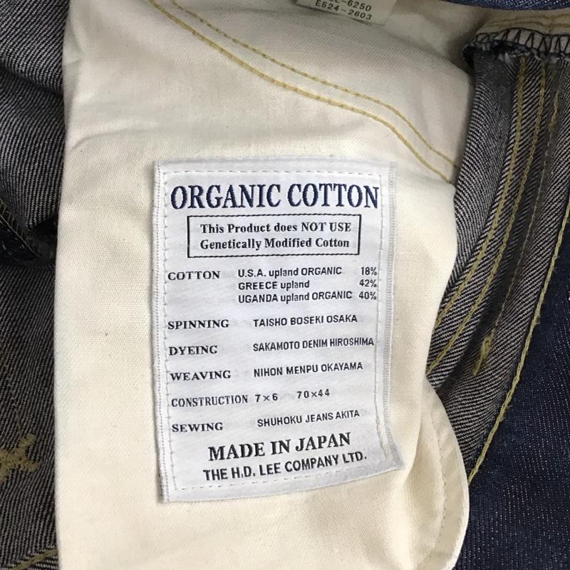 リー Lee パンツ デニム、ジーンズ デニムパンツ ワイドパンツ カジュアルパンツ 31インチ 無地 インディゴ / インディゴ / Indigo メンズ USED 古着 中古 10158159