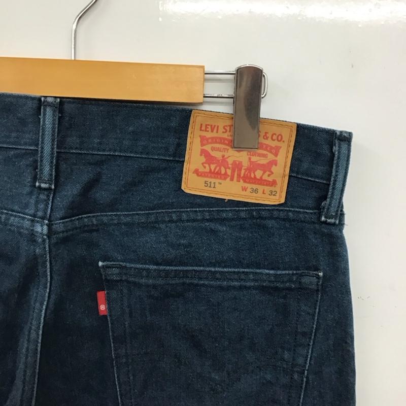 リーバイストラウスアンドコー Levi Strauss & co. パンツ デニム、ジーンズ デニムパンツ ワイドパンツ カジュアルパンツ 36 無地 インディゴ / インディゴ / Indigo メンズ USED 古着 中古 10158161