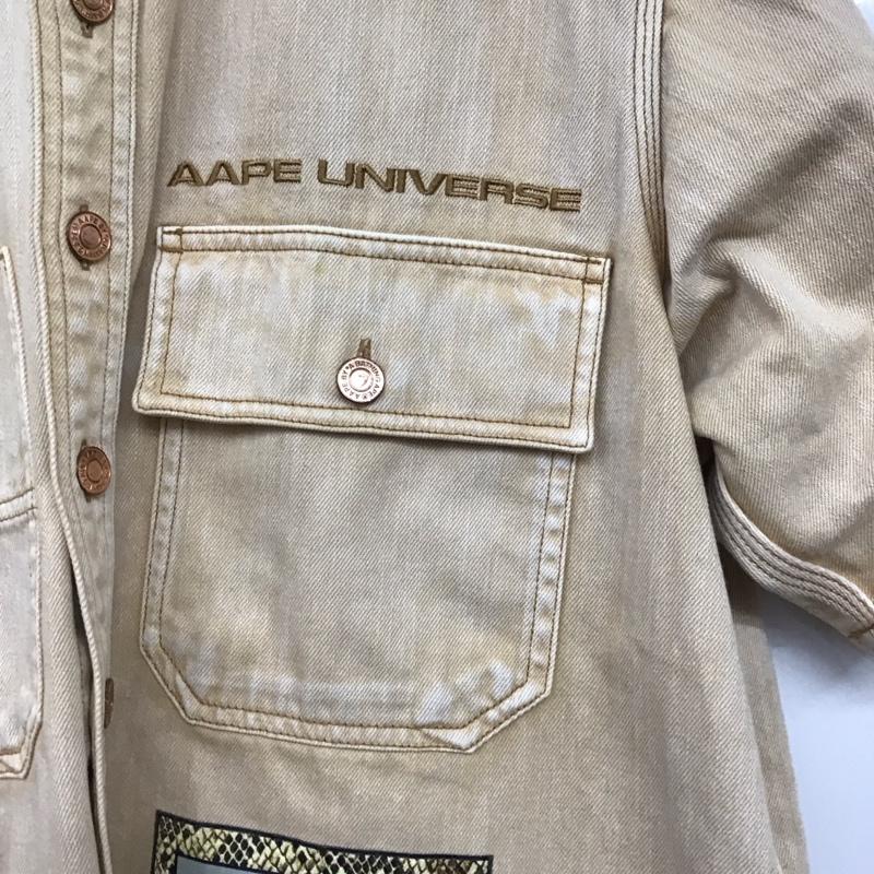 エーエイプバイアベイシングエイプ AAPE BY A BATHING APE シャツ、ブラウス 半袖 半袖シャツ プリントシャツ ポケットシャツ S プリント マルチカラー / マルチカラー / multicolor メンズ USED 古着 中古 10158163