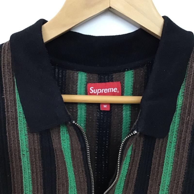 シュプリーム Supreme ポロシャツ 半袖 半袖ポロシャツ カラーシャツ 半袖カットソー M ストライプ マルチカラー / マルチカラー / multicolor メンズ USED 古着 中古 10158165