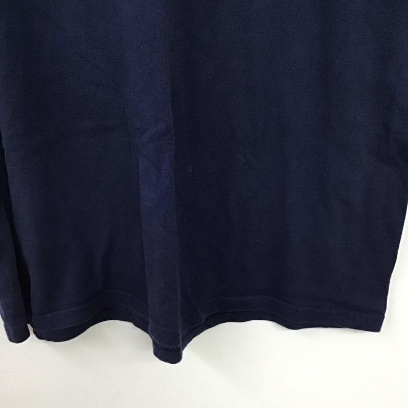 ハーレーダビッドソン Harley-Davidson Tシャツ 半袖 半袖カットソー プリントTシャツ クルーネックカットソー ロゴ、文字 紺 / ネイビー / navy メンズ USED 古着 中古 10158166