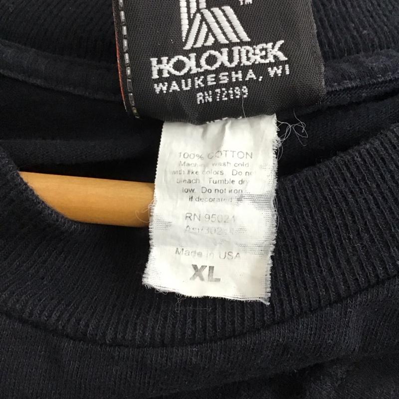 ハーレーダビッドソン Harley-Davidson Tシャツ 半袖 半袖カットソー プリントTシャツ クルーネックカットソー XL ロゴ、文字 ダークグレー / ダークグレー / メンズ USED 古着 中古 10158168