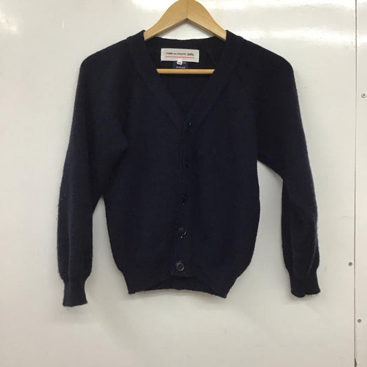 コムデギャルソンガール COMME des GARCONS GIRL カーディガン 長袖 NE-N002 LOCHNER OF SCOTLAND XS 無地 紺 / ネイビー / navy レディース USED 古着 中古 10158171