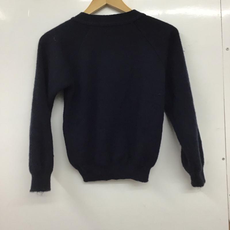 コムデギャルソンガール COMME des GARCONS GIRL カーディガン 長袖 NE-N002 LOCHNER OF SCOTLAND XS 無地 紺 / ネイビー / navy レディース USED 古着 中古 10158171