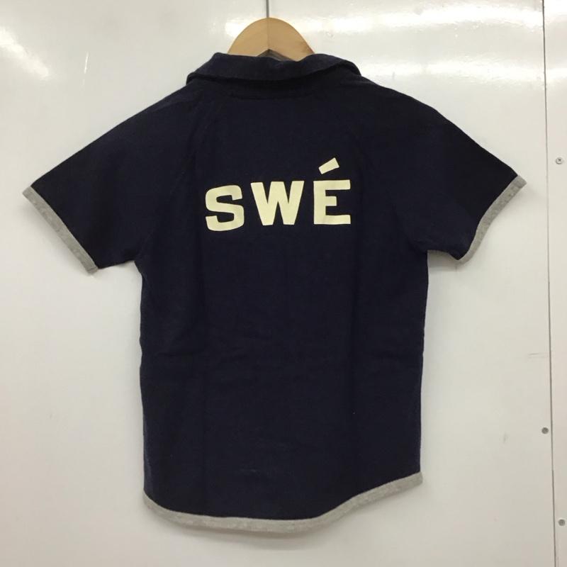 カイセイドウキンセイ 快晴堂謹製 ポロシャツ 半袖 1 ロゴ、文字 紺 / ネイビー / navy レディース USED 古着 中古 10158180