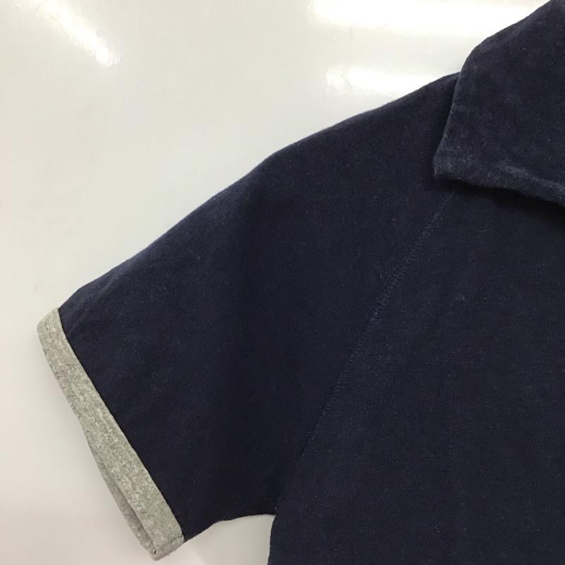 カイセイドウキンセイ 快晴堂謹製 ポロシャツ 半袖 1 ロゴ、文字 紺 / ネイビー / navy レディース USED 古着 中古 10158180