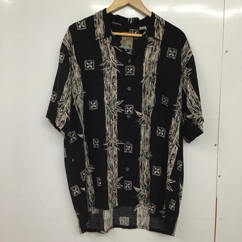 古着 USED シャツ、ブラウス 半袖 半袖シャツ プリントシャツ ポケットシャツ M プリント 黒 / ブラック / black メンズ USED 古着 中古 10158184
