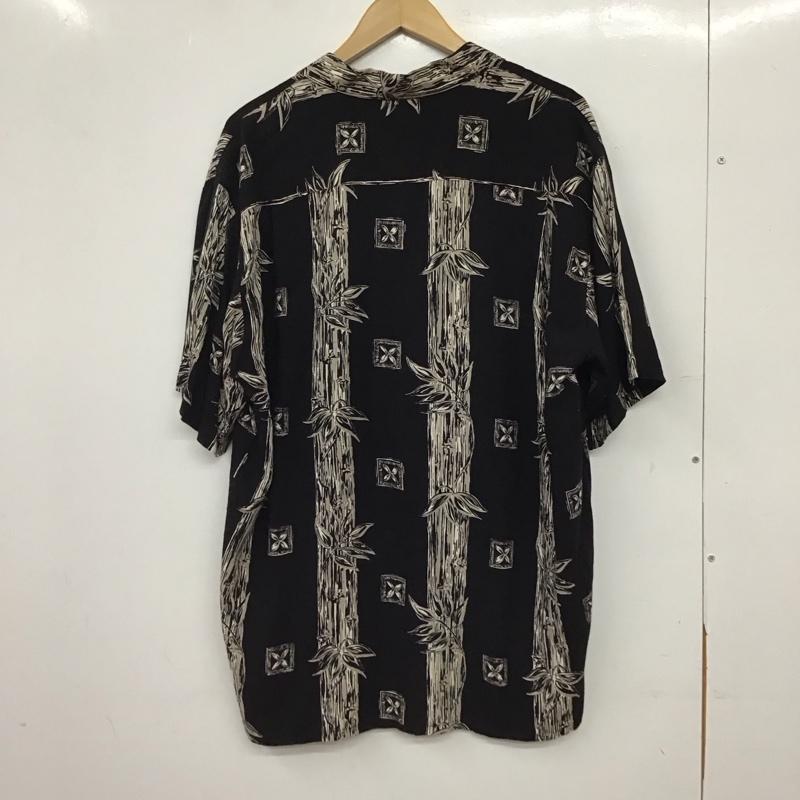 古着 USED シャツ、ブラウス 半袖 半袖シャツ プリントシャツ ポケットシャツ M プリント 黒 / ブラック / black メンズ USED 古着 中古 10158184