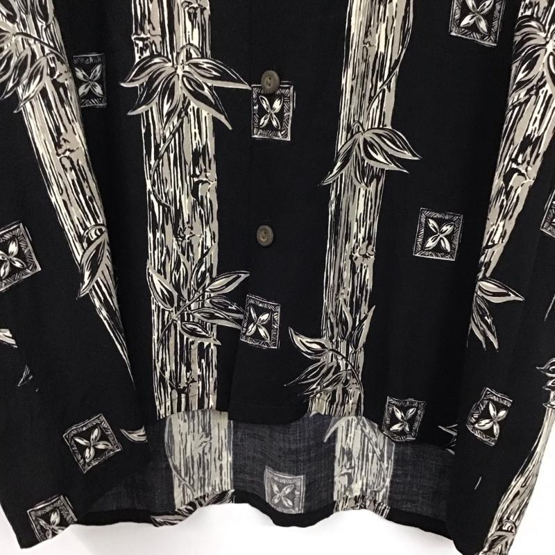 古着 USED シャツ、ブラウス 半袖 半袖シャツ プリントシャツ ポケットシャツ M プリント 黒 / ブラック / black メンズ USED 古着 中古 10158184