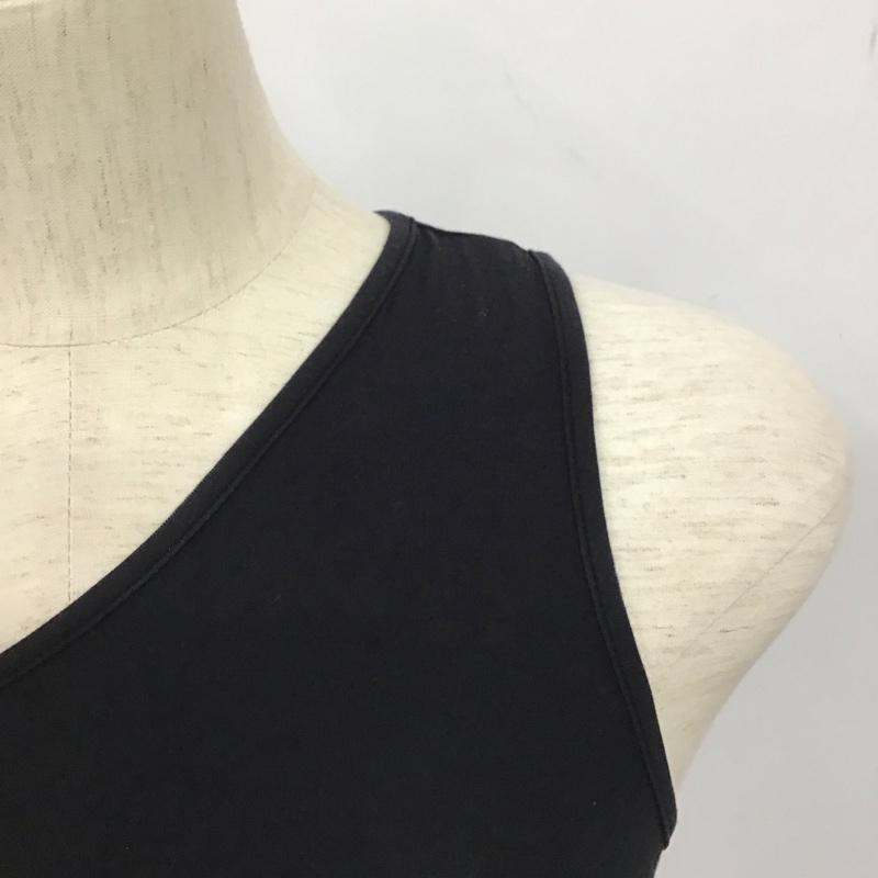 エフアールツー FR2 タンクトップ タンクトップ 梅 肩出しノースリーブ 無地 黒 / ブラック / black レディース USED 古着 中古 10158191