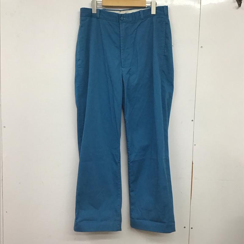 リーバイストラウスアンドコー Levi Strauss & co. パンツ チノパン チノパン ワイドパンツ カジュアルパンツ 31インチ 無地 青 / ブルー / blue メンズ USED 古着 中古 10158192