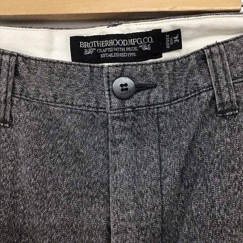 ブラザーフッド BROTHERHOOD パンツ デニム、ジーンズ スリムパンツ カジュアルパンツ 34 無地 灰 / グレー / gray メンズ USED 古着 中古 10158196