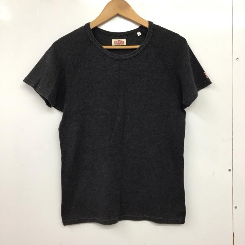 ハリウッドランチマーケット H.R MARKET Tシャツ 半袖 半袖カットソー プリントTシャツ クルーネックカットソー 2 無地 ダークグレー / ダークグレー / メンズ USED 古着 中古 10158199