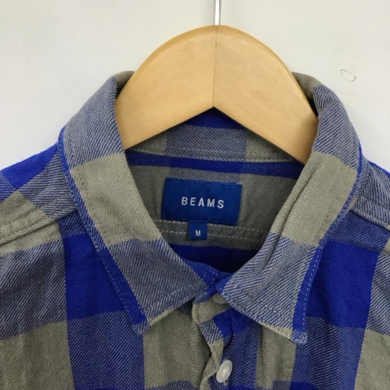 ビームス BEAMS シャツ、ブラウス 長袖 長袖シャツ チェックシャツ カラーシャツ M チェック マルチカラー / マルチカラー / multicolor メンズ USED 古着 中古 10158210