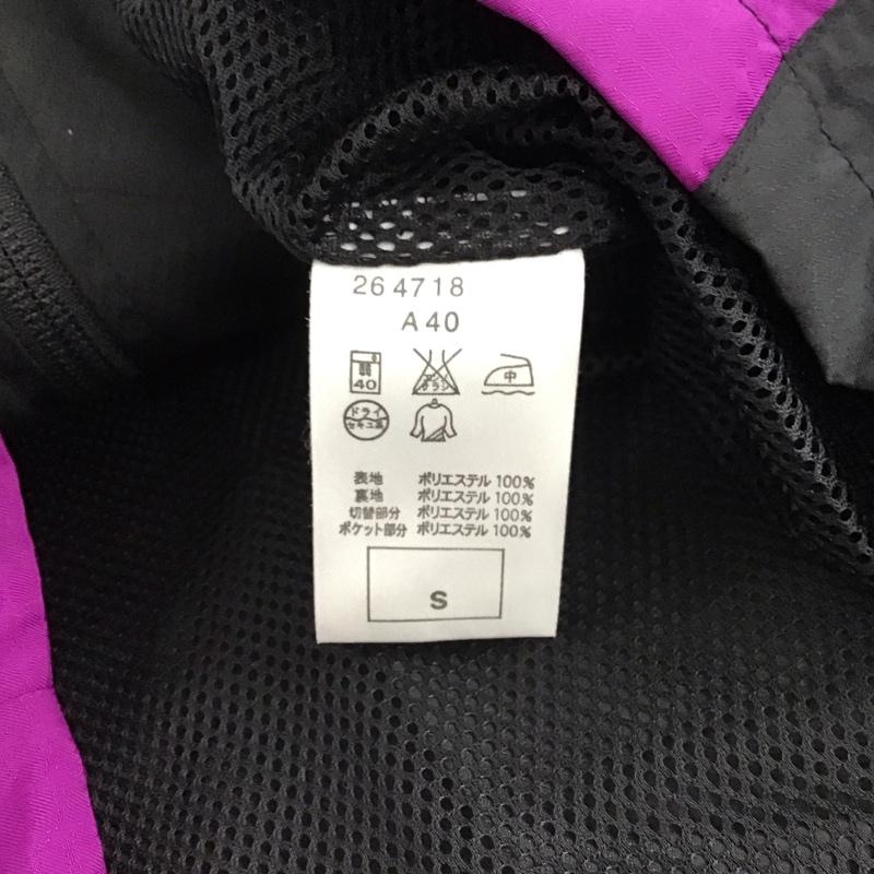 ナイキ NIKE ジャケット、上着 ジャンパー、ブルゾン ジップアップジャケット ナイロンジャケット アウター S ロゴ、文字 黒 / ブラック / black X 紫 / パープル / purple メンズ USED 古着 中古 10158211