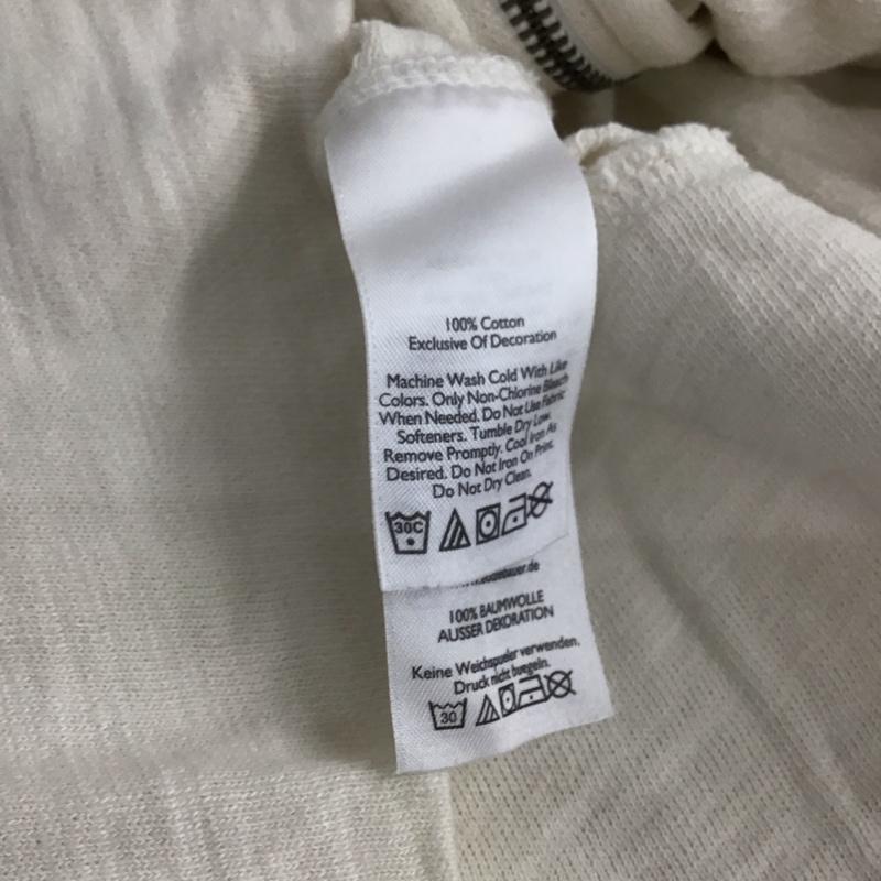 エディーバウアー Eddie Bauer パーカー 長袖 ジップアップパーカー 長袖パーカー カジュアルジャケット L 無地 アイボリー / アイボリー / レディース USED 古着 中古 10158213