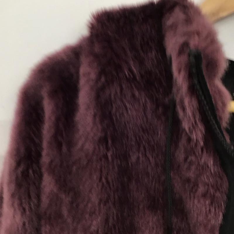 アズールバイマウジー AZUL BY MOUSSY ジャケット、上着 ジャンパー、ブルゾン 251csy30-001i ファーパーカーブルゾン アウター L 無地 紫 / パープル / purple メンズ USED 古着 中古 10158218