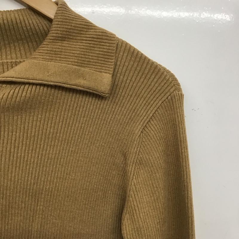 マウジー MOUSSY カーディガン 長袖 FREE 無地 茶 / ブラウン / brown レディース USED 古着 中古 10158221