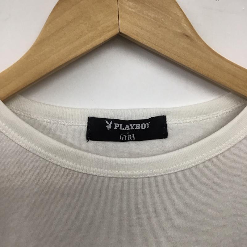 ジェイダ GYDA Tシャツ 半袖 072042712101 PLAYBOY BunnyGirlポケットTシャツ FREE 白 / ホワイト / white レディース USED 古着 中古 10158227