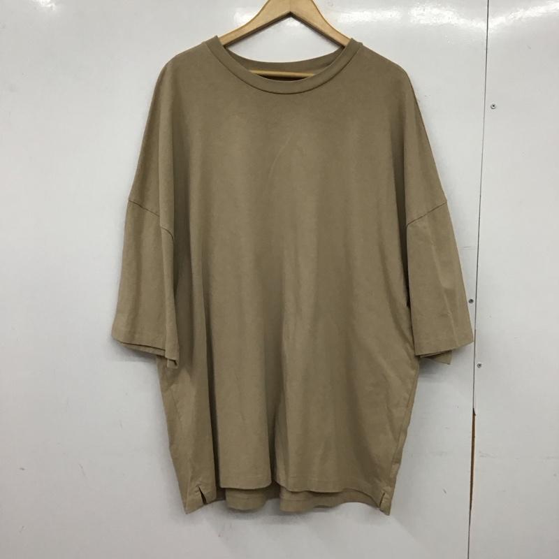 ギャップ GAP Tシャツ 半袖 半袖カットソー プリントTシャツ クルーネックカットソー XL 無地 ベージュ / ベージュ / beige メンズ USED 古着 中古 10158228