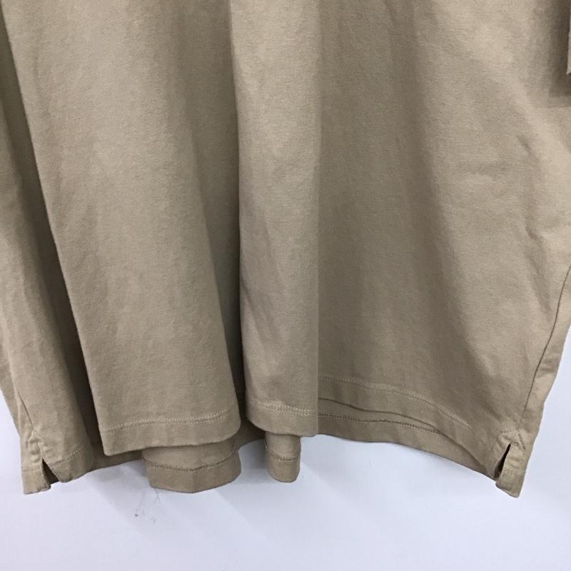 ギャップ GAP Tシャツ 半袖 半袖カットソー プリントTシャツ クルーネックカットソー XL 無地 ベージュ / ベージュ / beige メンズ USED 古着 中古 10158228