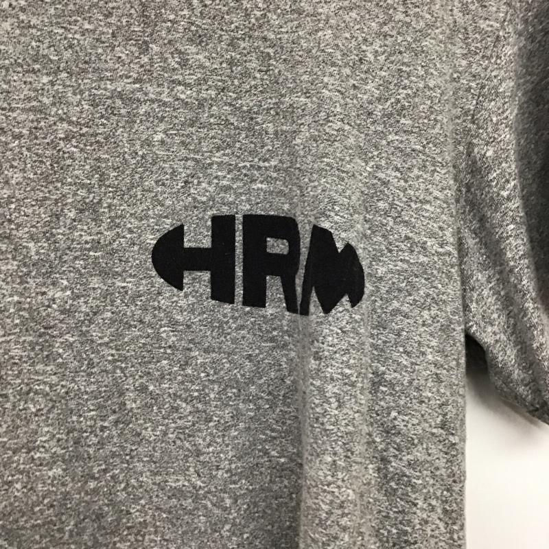 ハリウッドランチマーケット H.R MARKET Tシャツ 半袖 半袖カットソー プリントTシャツ クルーネックカットソー 2 ロゴ、文字 灰 / グレー / gray メンズ USED 古着 中古 10158229