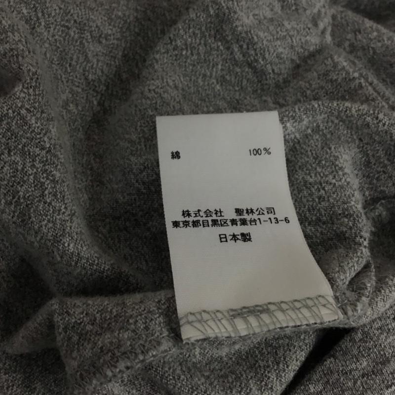 ハリウッドランチマーケット H.R MARKET Tシャツ 半袖 半袖カットソー プリントTシャツ クルーネックカットソー 2 ロゴ、文字 灰 / グレー / gray メンズ USED 古着 中古 10158229