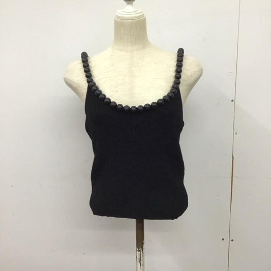 ザラ ZARA キャミソール キャミソール L 無地 黒 / ブラック / black レディース USED 古着 中古 10158230