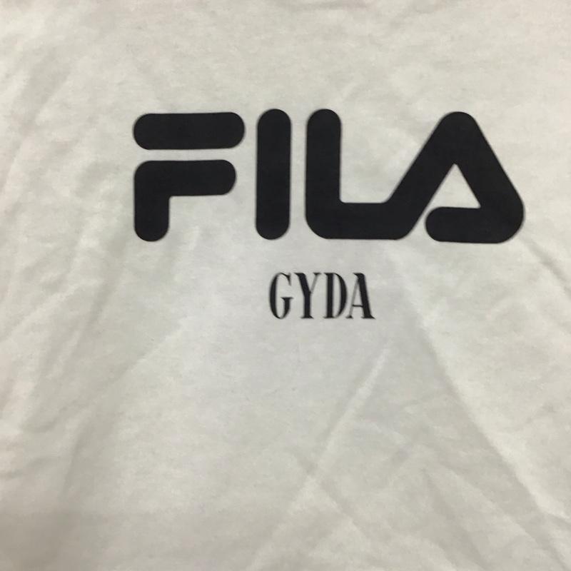 ジェイダ GYDA Tシャツ 半袖 072322709101 GYDA×FILA スウェットショートTシャツ FREE ロゴ、文字 X プリント 白 / ホワイト / white レディース USED 古着 中古 10158232