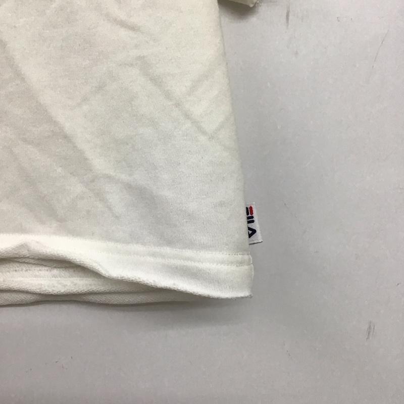 ジェイダ GYDA Tシャツ 半袖 072322709101 GYDA×FILA スウェットショートTシャツ FREE ロゴ、文字 X プリント 白 / ホワイト / white レディース USED 古着 中古 10158232