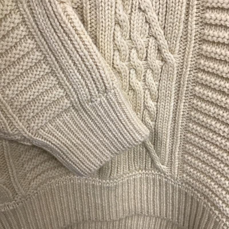 エフエイティー FAT ニット、セーター 長袖 長袖ニットカットソー クルーネック セーター  ベージュ / ベージュ / beige メンズ USED 古着 中古 10158234