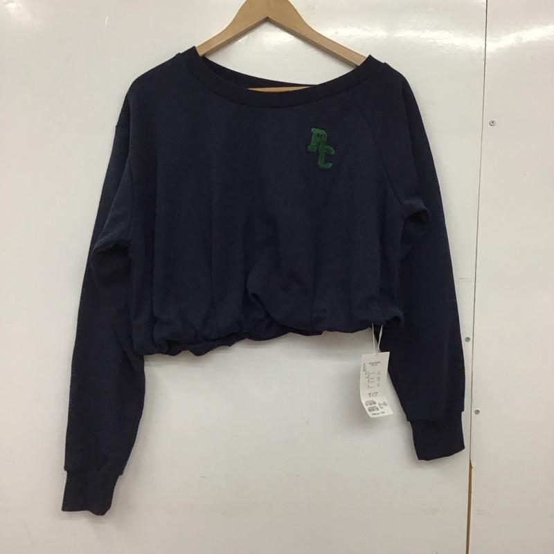 レイカズン Ray Cassin トレーナー 長袖 FREE 無地 紺 / ネイビー / navy レディース USED 古着 中古 10158236