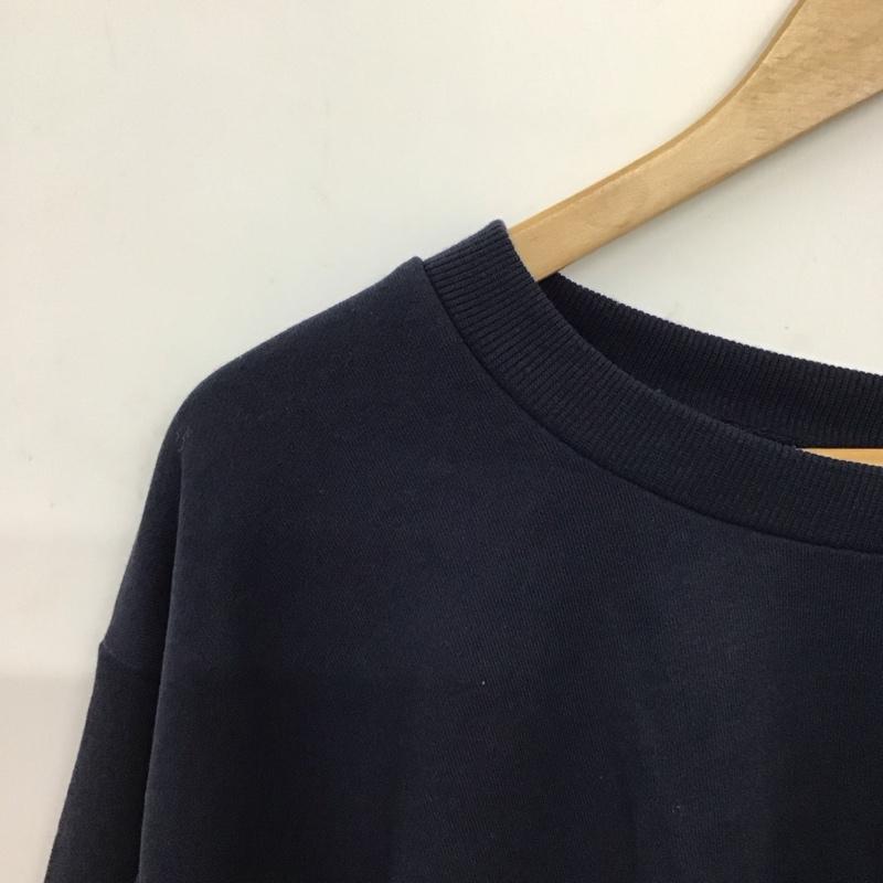 レイカズン Ray Cassin トレーナー 長袖 FREE 無地 紺 / ネイビー / navy レディース USED 古着 中古 10158236