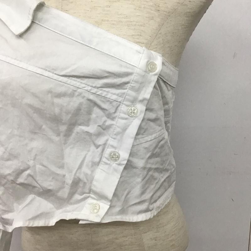 ザラ ZARA シャツ、ブラウス 長袖 M 無地 白 / ホワイト / white レディース USED 古着 中古 10158245