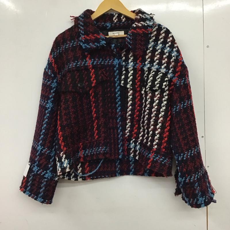 マウジー MOUSSY ジャケット、上着 ジャケット、ブレザー 010CAE30-5450 TWEED JACKET FREE チェック マルチカラー / マルチカラー / multicolor レディース USED 古着 中古 10158247