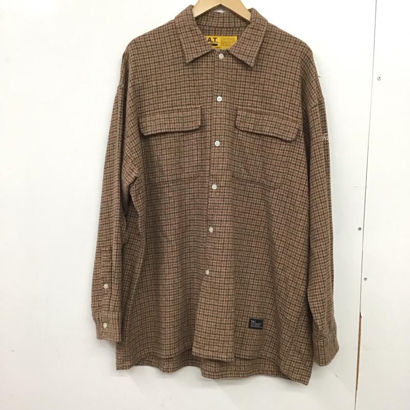 エフエイティー FAT シャツ、ブラウス 長袖 長袖シャツ チェックシャツ カラーシャツ チェック マルチカラー / マルチカラー / multicolor メンズ USED 古着 中古 10158248