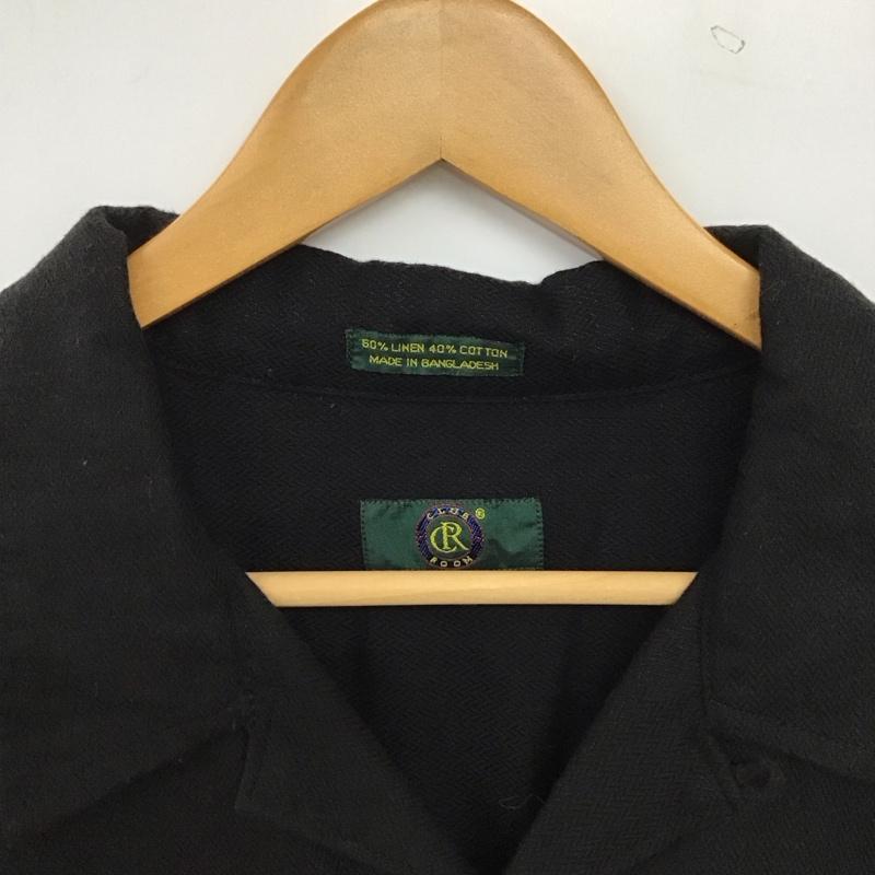 古着 USED シャツ、ブラウス 半袖 半袖シャツ 無地シャツ ポケットシャツ XL 無地 黒 / ブラック / black メンズ USED 古着 中古 10158249