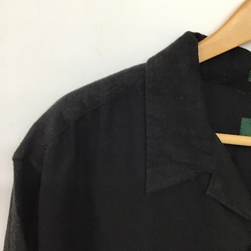 古着 USED シャツ、ブラウス 半袖 半袖シャツ 無地シャツ ポケットシャツ XL 無地 黒 / ブラック / black メンズ USED 古着 中古 10158249