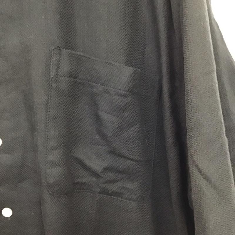 古着 USED シャツ、ブラウス 半袖 半袖シャツ 無地シャツ ポケットシャツ XL 無地 黒 / ブラック / black メンズ USED 古着 中古 10158249