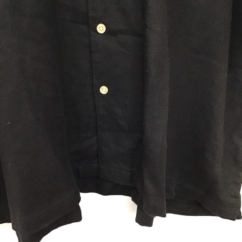古着 USED シャツ、ブラウス 半袖 半袖シャツ 無地シャツ ポケットシャツ XL 無地 黒 / ブラック / black メンズ USED 古着 中古 10158249